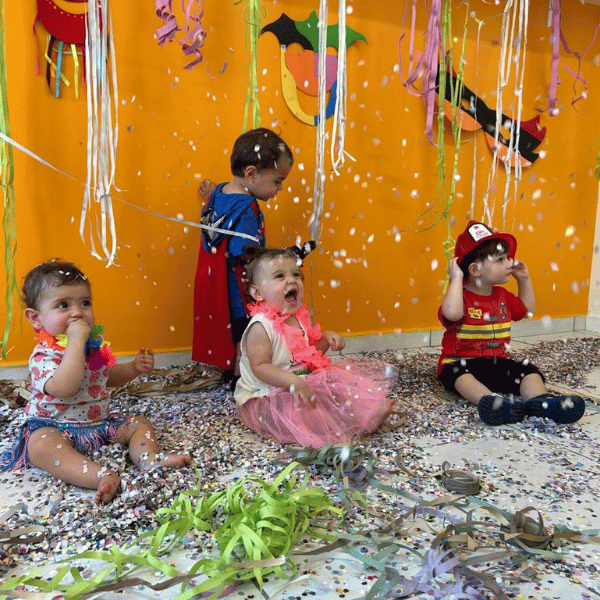 Atividade no berçário