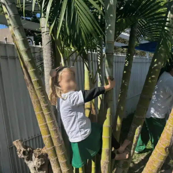 Crianças no jardim